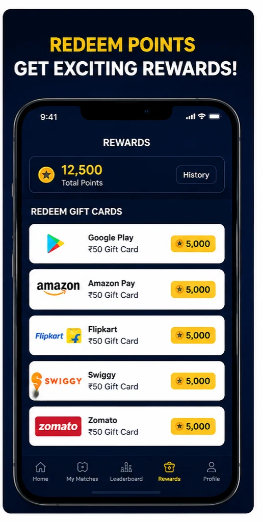 CricCast : Earn Redeem Codes screenshot